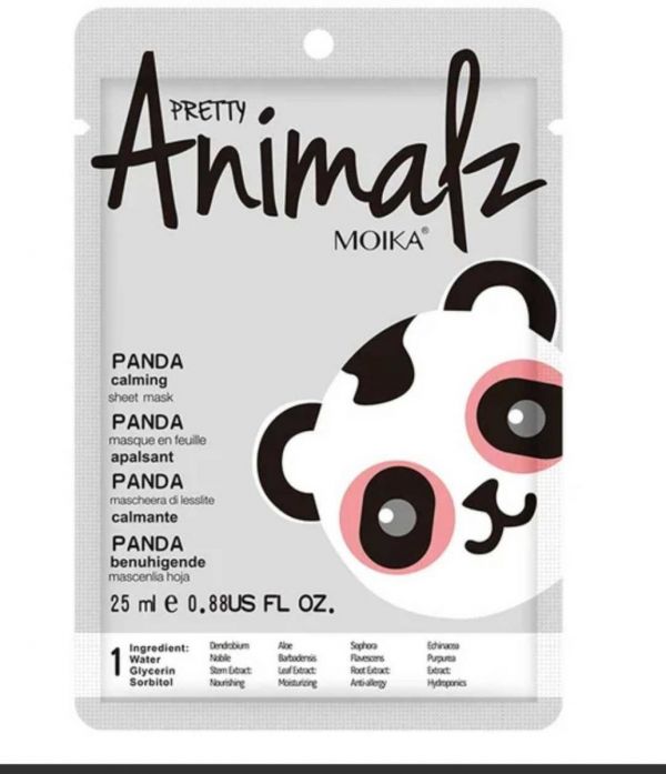 Mask with orchid extract and goji berry MOIKA - Panda Animal Mask.(11795)